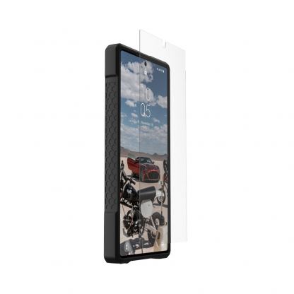 Urban Armor Gear Flex Screen Shield Plus - хибридно стъклено защитно покритие за дисплея на Samsung Galaxy S24 Ultra (прозрачен) 3