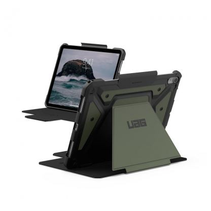 Urban Armor Gear Metropolis SE Case - удароустойчив хибриден кейс от най-висок клас за iPad Air 11 (2024) (зелен) 13