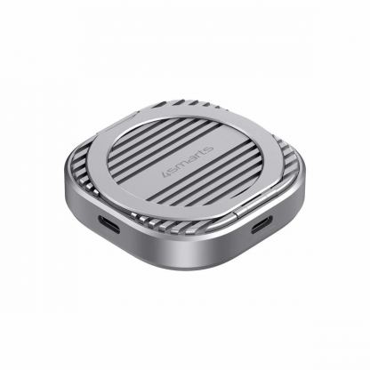 4smarts Magnetic M.2 SSD Enclosure and Kickstand with MagSafe - кутия за външна памет M.2 SSD за устройства с MagSafe и USB-C порт (сив)  2