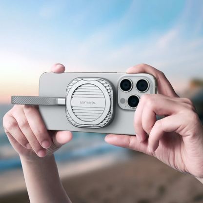 4smarts Magnetic M.2 SSD Enclosure and Kickstand with MagSafe - кутия за външна памет M.2 SSD за устройства с MagSafe и USB-C порт (сив)  4