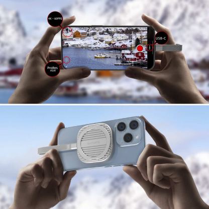 4smarts Magnetic M.2 SSD Enclosure and Kickstand with MagSafe - кутия за външна памет M.2 SSD за устройства с MagSafe и USB-C порт (сив)  7