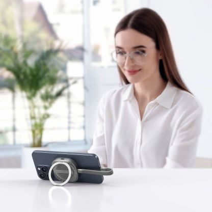 4smarts Magnetic M.2 SSD Enclosure and Kickstand with MagSafe - кутия за външна памет M.2 SSD за устройства с MagSafe и USB-C порт (сив)  10