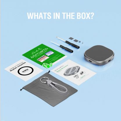 4smarts Magnetic M.2 SSD Enclosure and Kickstand with MagSafe - кутия за външна памет M.2 SSD за устройства с MagSafe и USB-C порт (сив)  11