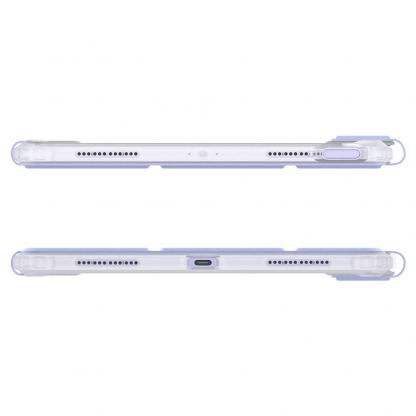 Spigen Ultra Hybrid Pro Case - удароустойчив хибриден кейс от най-висок клас за iPad Air 11 (2024), iPad Air 5 (2022), iPad Air 4 (2020) (лилав) 5