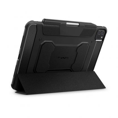 Spigen Rugged Armor Pro Case - хибриден удароустойчив кейс с поставка за iPad Pro 11 (2024) (черен) 10