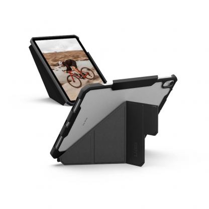 Urban Armor Gear Essential Armor Case - удароустойчив хибриден кейс за iPad Air 11 (2024) (черен-прозрачен) 14