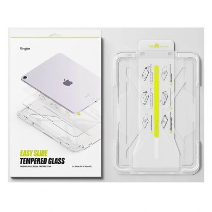 Ringke Easy Slide Tempered Glass 2.5D - калено стъклено защитно покритие за дисплея на iPad Air 11 (2024) (прозрачен) 2