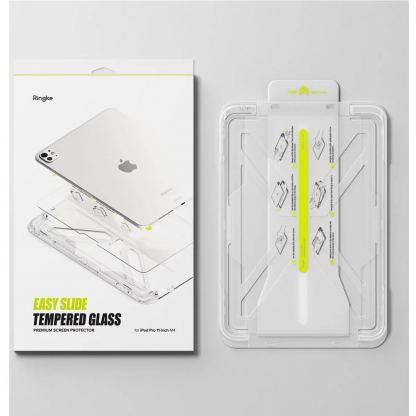 Ringke Easy Slide Tempered Glass 2.5D - калено стъклено защитно покритие за дисплея на iPad Pro 11 (2024) (прозрачен) 7
