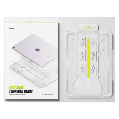 Ringke Easy Slide Tempered Glass 2.5D - калено стъклено защитно покритие за дисплея на iPad Air 13 (2024) (прозрачен) 7