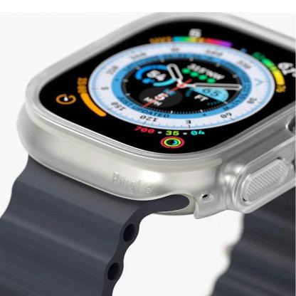 Ringke 2x Slim Watch Case - комплект от два броя качествен твърд кейс за Apple Watch Ultra 49мм (прозрачен и матиран) (2 броя) 3