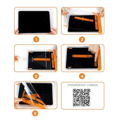 Mobile Origin Screen Guard Tempered Glass 2.5D - калено стъклено защитно покритие за дисплея на iPad Air 13 (2024) (прозрачен) 6