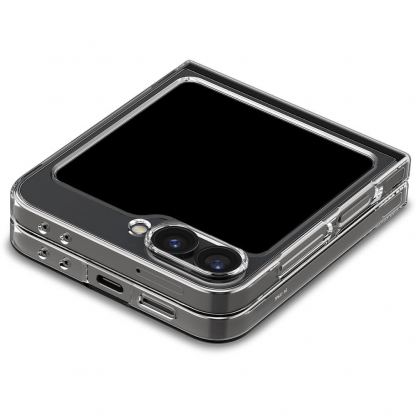 Spigen AirSkin Case - качествен поликарбонатов кейс за Samsung Galaxy Z Flip6 (прозрачен) 6