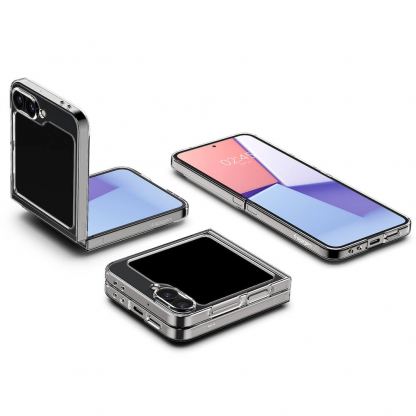 Spigen AirSkin Case - качествен поликарбонатов кейс за Samsung Galaxy Z Flip6 (прозрачен) 12