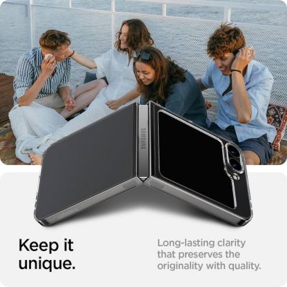 Spigen AirSkin Case - качествен поликарбонатов кейс за Samsung Galaxy Z Flip6 (прозрачен) 17
