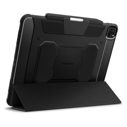 Spigen Rugged Armor Pro Case - хибриден удароустойчив кейс с поставка за iPad Pro 13 (2024) (черен) 11