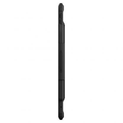 Spigen Air Skin Pro Hybrid Case - полиуретанов калъф с отделящ се кейс и поставка за iPad Pro 11 (2024) (черен-прозрачен) 5
