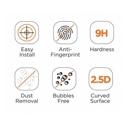 Mobile Origin Screen Guard Tempered Glass 2.5D - калено стъклено защитно покритие за дисплея на iPad Air 11 (2024) (прозрачен) 5