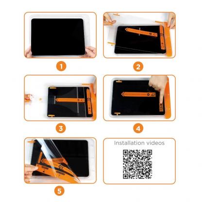 Mobile Origin Screen Guard Tempered Glass 2.5D - калено стъклено защитно покритие за дисплея на iPad Air 11 (2024) (прозрачен) 6