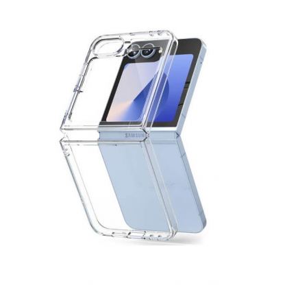 Ringke Fusion Case - хибриден удароустойчив кейс за Samsung Galaxy Z Flip6 (прозрачен) 4