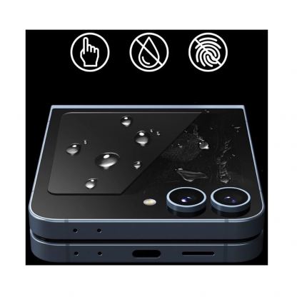 Ringke ID Glass - стъклено защитно покритие за задният дисплей на Samsung Galaxy Z Flip6 (2 броя) (прозрачен) 8