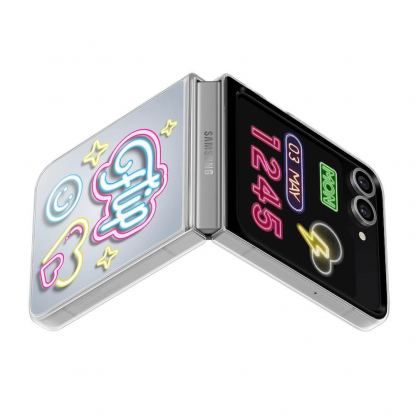 Samsung FlipSuit Protective Case EF-ZF741CTE - оригинален иновативен поликарбонатов кейс за Samsung Galaxy Z Flip6 (прозрачен) 3