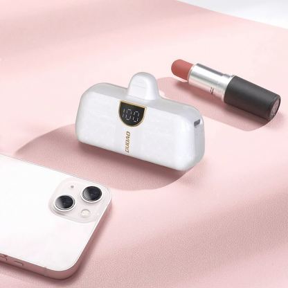 Dudao K20SC Mini Power Bank 5000 mAh USB-C - външна батерия с USB-C конектор (бял) 6
