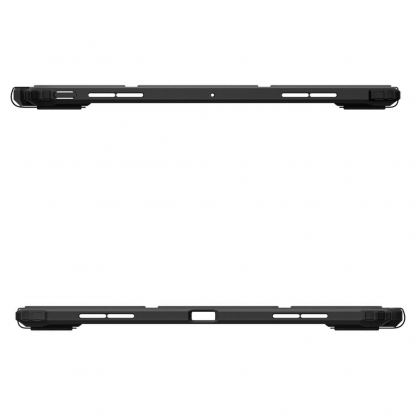 Spigen Air Skin Pro Hybrid Case - полиуретанов калъф с отделящ се кейс и поставка за iPad Pro 13 (2024) (черен-прозрачен) 5