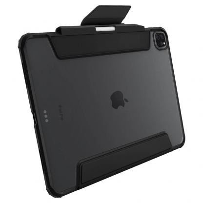 Spigen Air Skin Pro Hybrid Case - полиуретанов калъф с отделящ се кейс и поставка за iPad Pro 13 (2024) (черен-прозрачен) 9