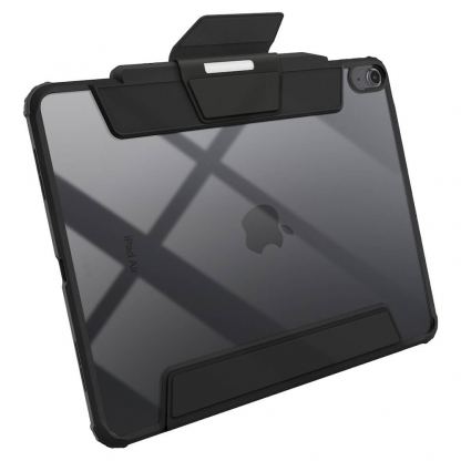 Spigen Air Skin Pro Hybrid Case - полиуретанов калъф с отделящ се кейс и поставка за iPad Air 13 (2024) (черен-прозрачен) 9