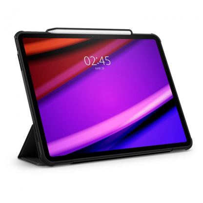 Spigen Rugged Armor Pro Case - хибриден удароустойчив кейс с поставка за iPad Air 13 (2024) (черен) 11