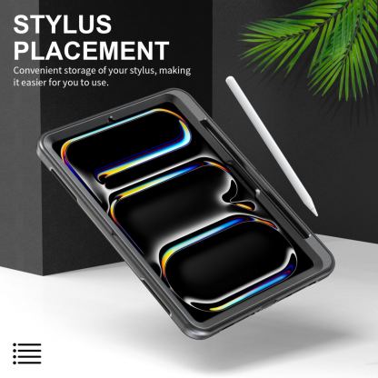 4smarts Rugged Grip Tablet Case - удароустойчив кейс за iPad Pro 11 (2024) (черен)  5