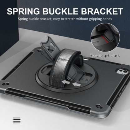 4smarts Rugged Grip Tablet Case - удароустойчив кейс за iPad Pro 13 (2024) (черен)  7