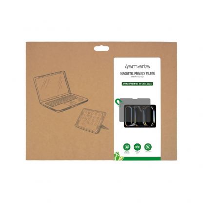 4smarts Smart Protect Magnetic Privacy Filter - магнитно защитно покритие с определен ъгъл на виждане за дисплея на iPad Pro 11 (2024) 4