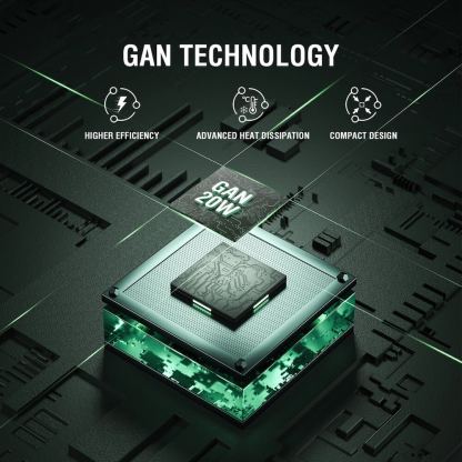 4smarts GaN Duos Slim Wall Charger 20W PD - захранване за ел. мрежа с USB-A и USB-C изходи и технология за бързо зареждане (бял) 7