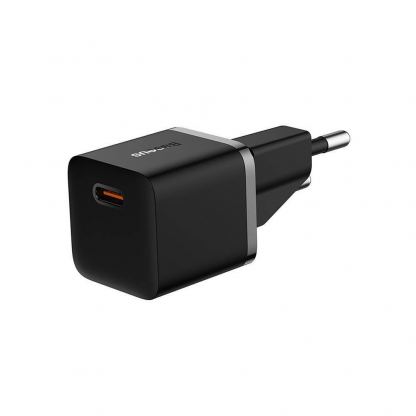 Baseus GaN 5 Mini Fast Wall Charger 20W (CCGN050101) - захранване за ел. мрежа с USB-C изход с технология за бързо зареждане (черен) 3
