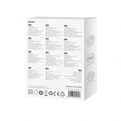 Baseus GaN 5 Mini Fast Wall Charger 20W (CCGN050101) - захранване за ел. мрежа с USB-C изход с технология за бързо зареждане (черен) 6