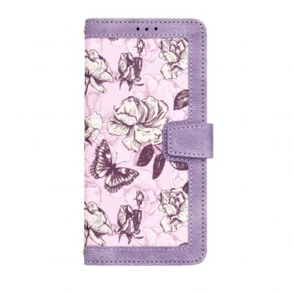 Techsuit FlipCraft Wallet Leather Flip Case - кожен калъф, тип портфейл за iPhone 15 (лилав) 2