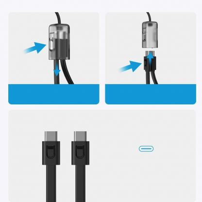 Anker PowerCore Power Bank 30W 20000 mAh With USB-C Cable Lanyard - външна батерия с 2xUSB-C и 1xUSB-A изходи с технология за бързо зареждане (черен) 2