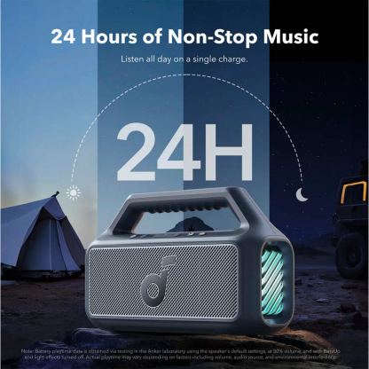 Anker Boom 2 SoundCore Motion Bluetooth Speaker 80W, IPX7 - безжичен блутут спийкър за мобилни устройства (син) 5