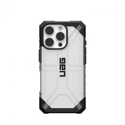 Urban Armor Gear Plasma Case - удароустойчив хибриден кейс за iPhone 16 Pro Max (прозрачен) 3