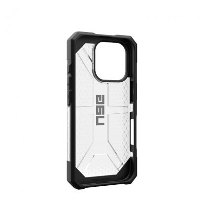 Urban Armor Gear Plasma Case - удароустойчив хибриден кейс за iPhone 16 Pro Max (прозрачен) 10