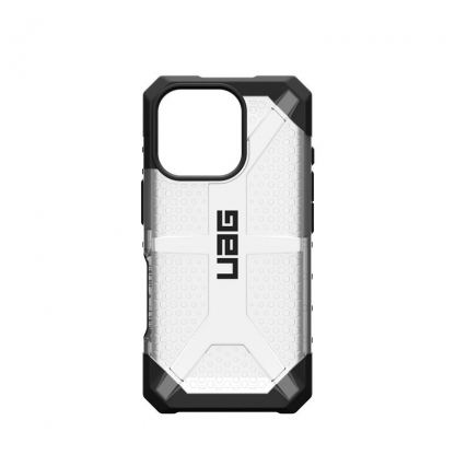 Urban Armor Gear Plasma Case - удароустойчив хибриден кейс за iPhone 16 Pro (прозрачен) 2