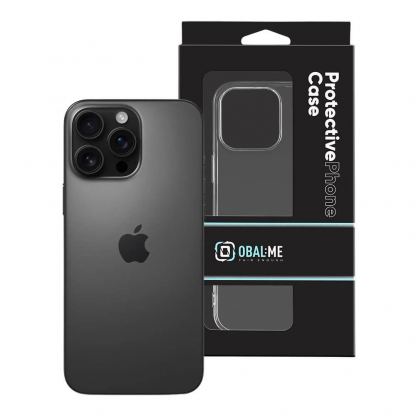 OBALME Basic Clear TPU Case - силиконов (TPU) калъф за iPhone 16 Pro Max (прозрачен)  3