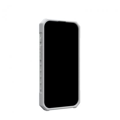 Urban Armor Gear Pathfinder Clear MagSafe Case - удароустойчив хибриден кейс с MagSafe за iPhone 16 Pro Max (сив-зелен) 12