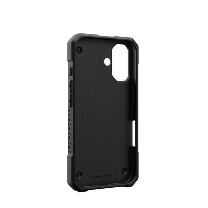 Urban Armor Gear Monarch Pro Case - удароустойчив хибриден кейс за iPhone 16 (черен-карбон) 2