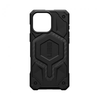 Urban Armor Gear Monarch Pro MagSafe Case - удароустойчив хибриден кейс с MagSafe за iPhone 16 Pro Max (черен-карбон) 2