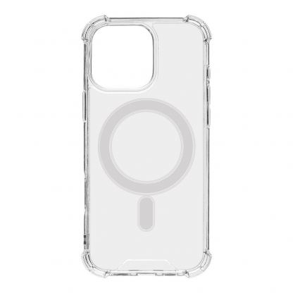 Tactical MagForce Plyo Case - хибриден удароустойчив кейс с MagSafe за iPhone 16 Pro Max (прозрачен) 2