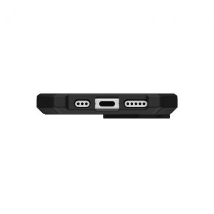 Urban Armor Gear Essential Armor MagSafe Case - удароустойчив силиконов калъф с MagSafe за iPhone 16 (черен) 13