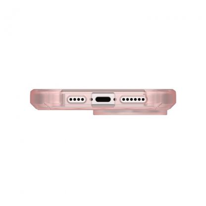 Urban Armor Gear Essential Armor MagSafe Case - удароустойчив силиконов калъф с MagSafe за iPhone 16 Pro Max (розов) 15