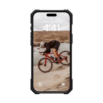 Urban Armor Gear Essential Armor MagSafe Case - удароустойчив силиконов калъф с MagSafe за iPhone 16 Pro Max (черен) 13